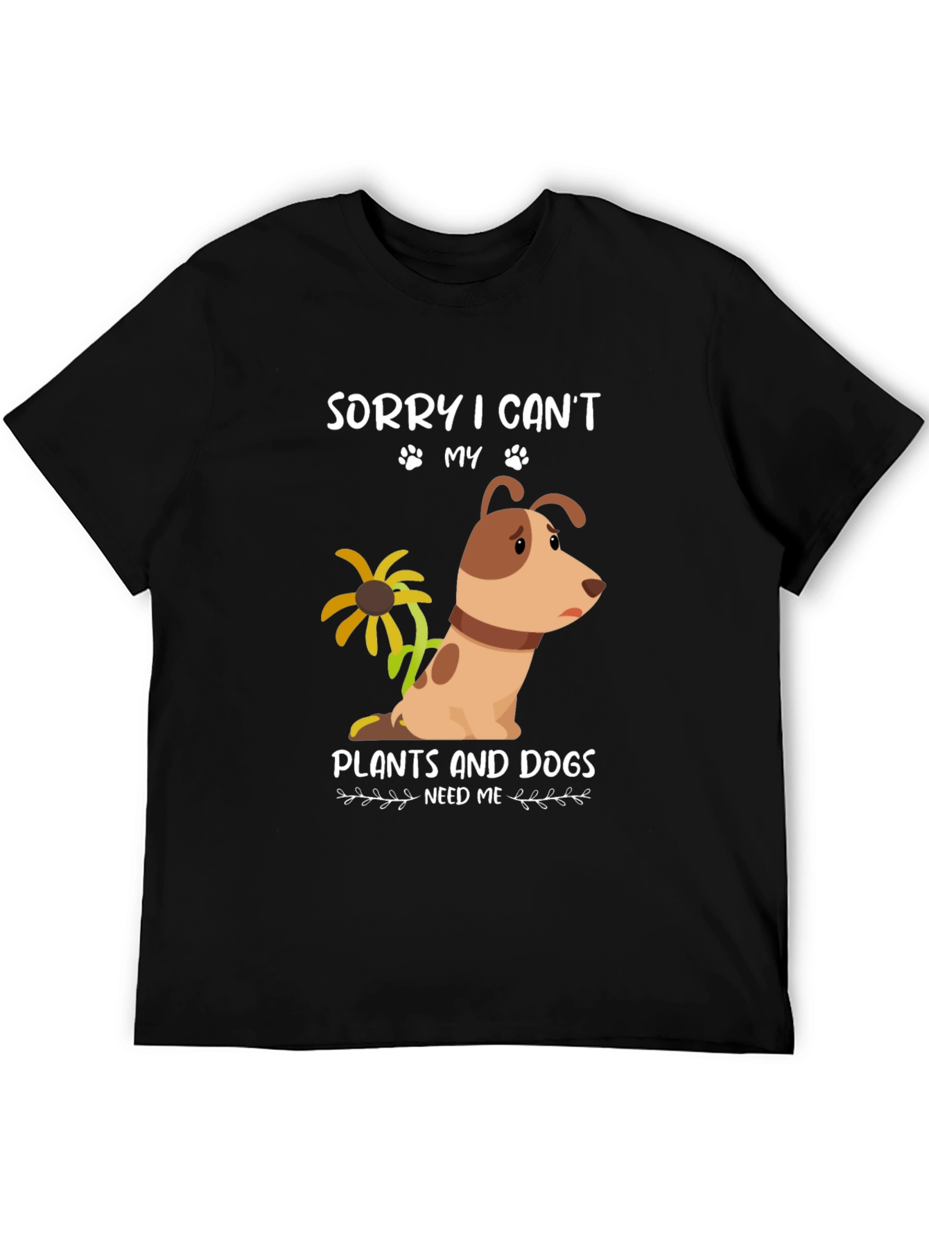 Dog and Plant Lover T-Shirt