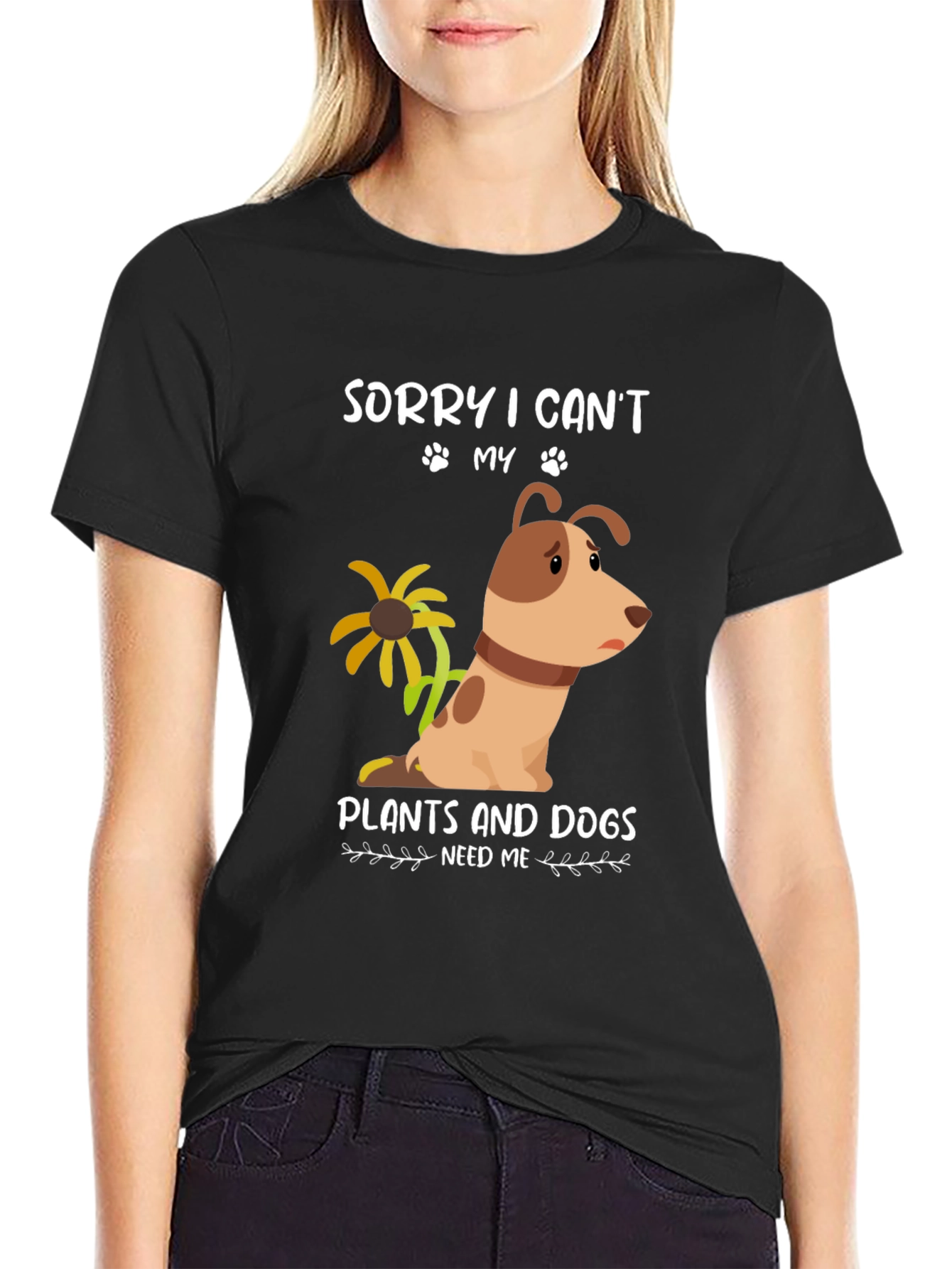 Dog and Plant Lover T-Shirt