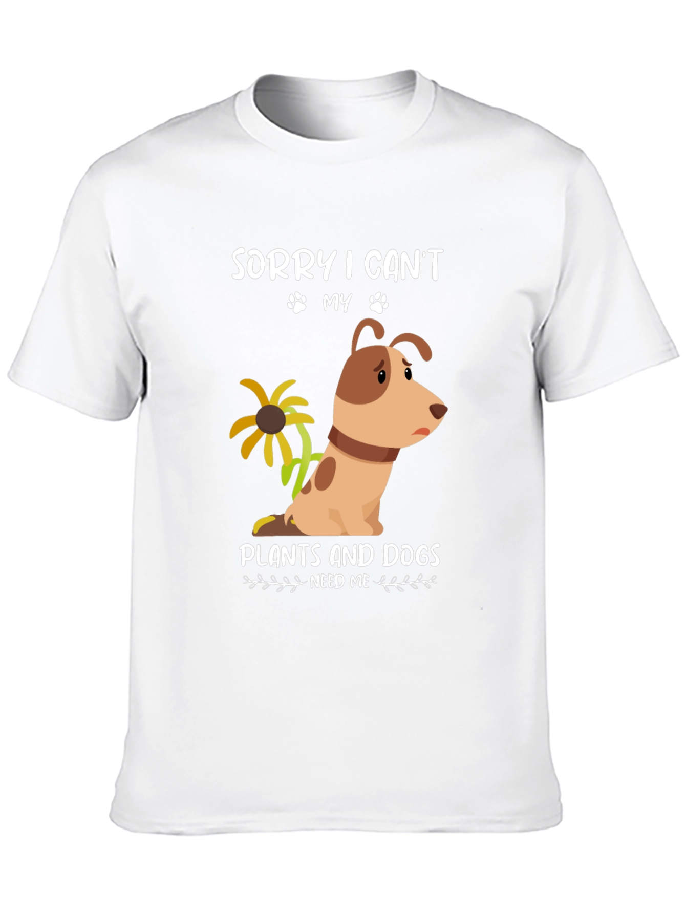 Dog and Plant Lover T-Shirt