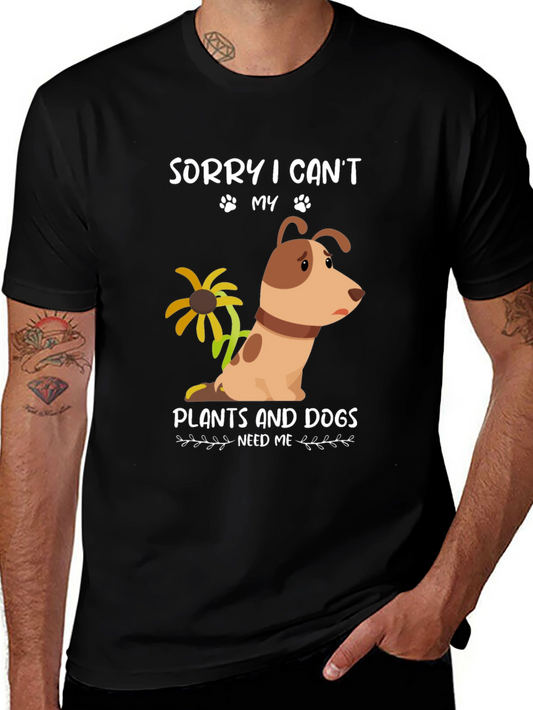 Dog and Plant Lover T-Shirt