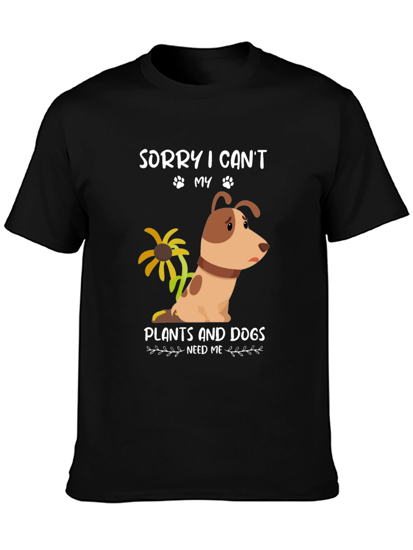 Dog and Plant Lover T-Shirt