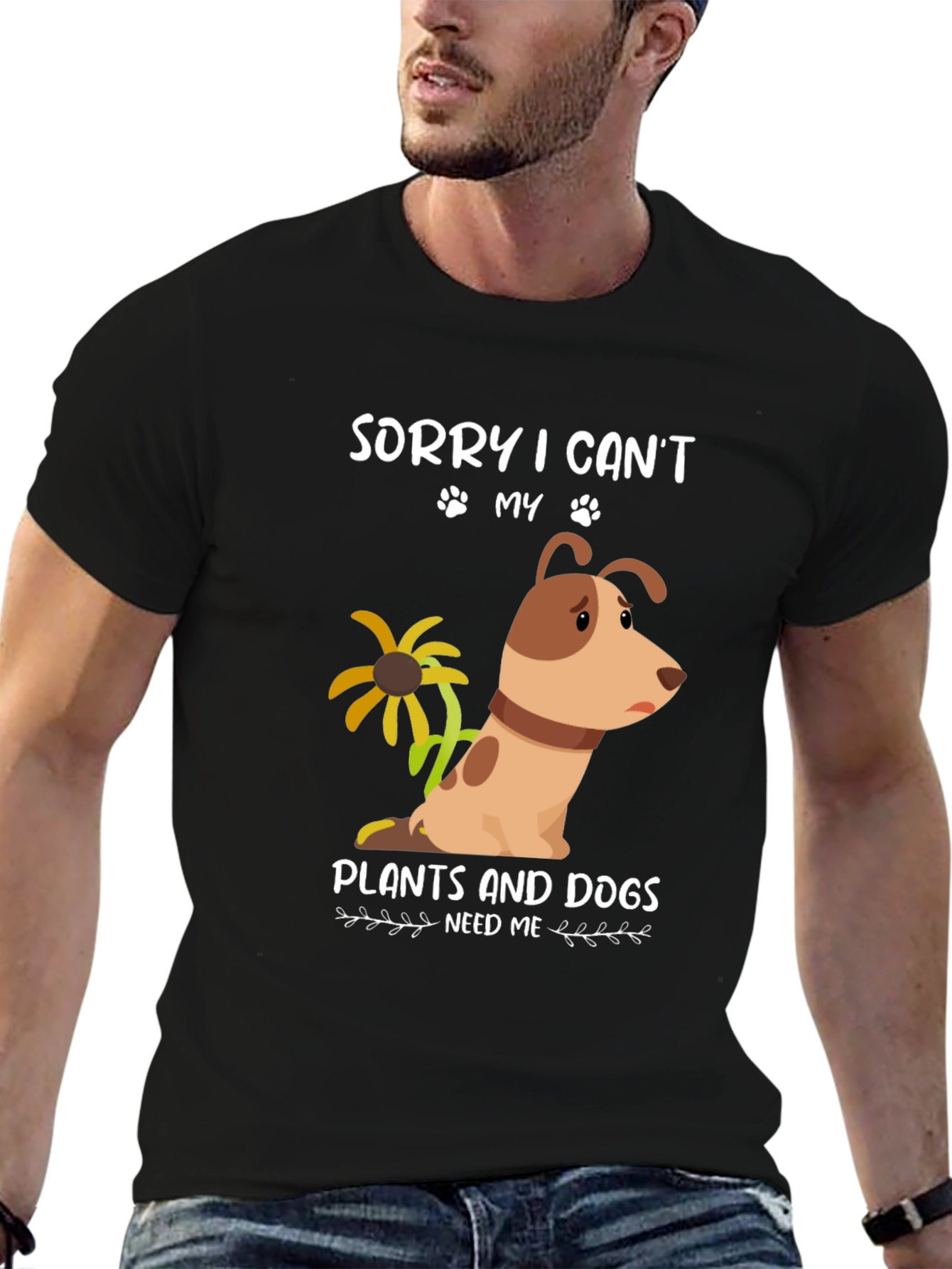 Dog and Plant Lover T-Shirt