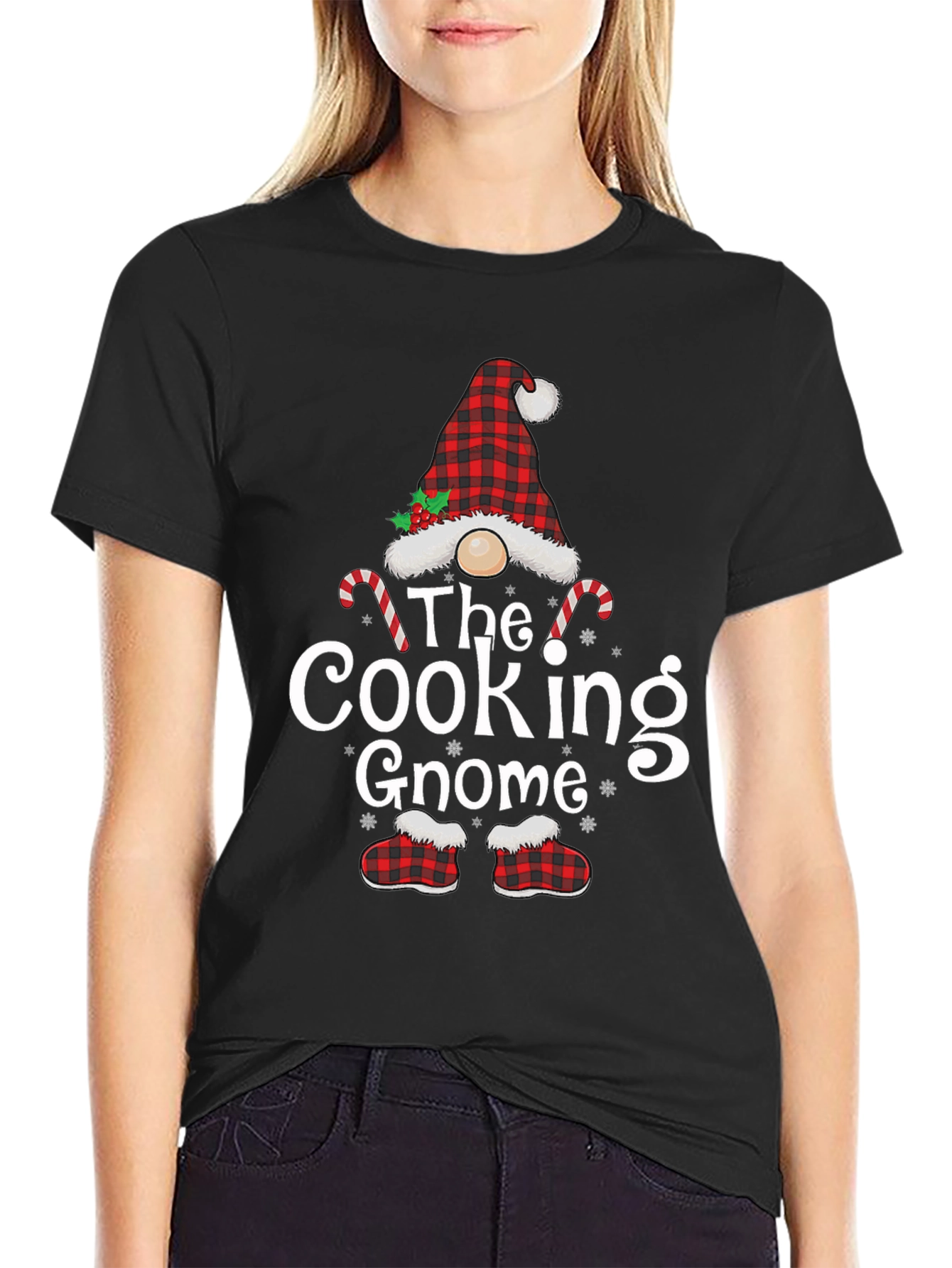 Cooking Gnome Christmas T-Shirt