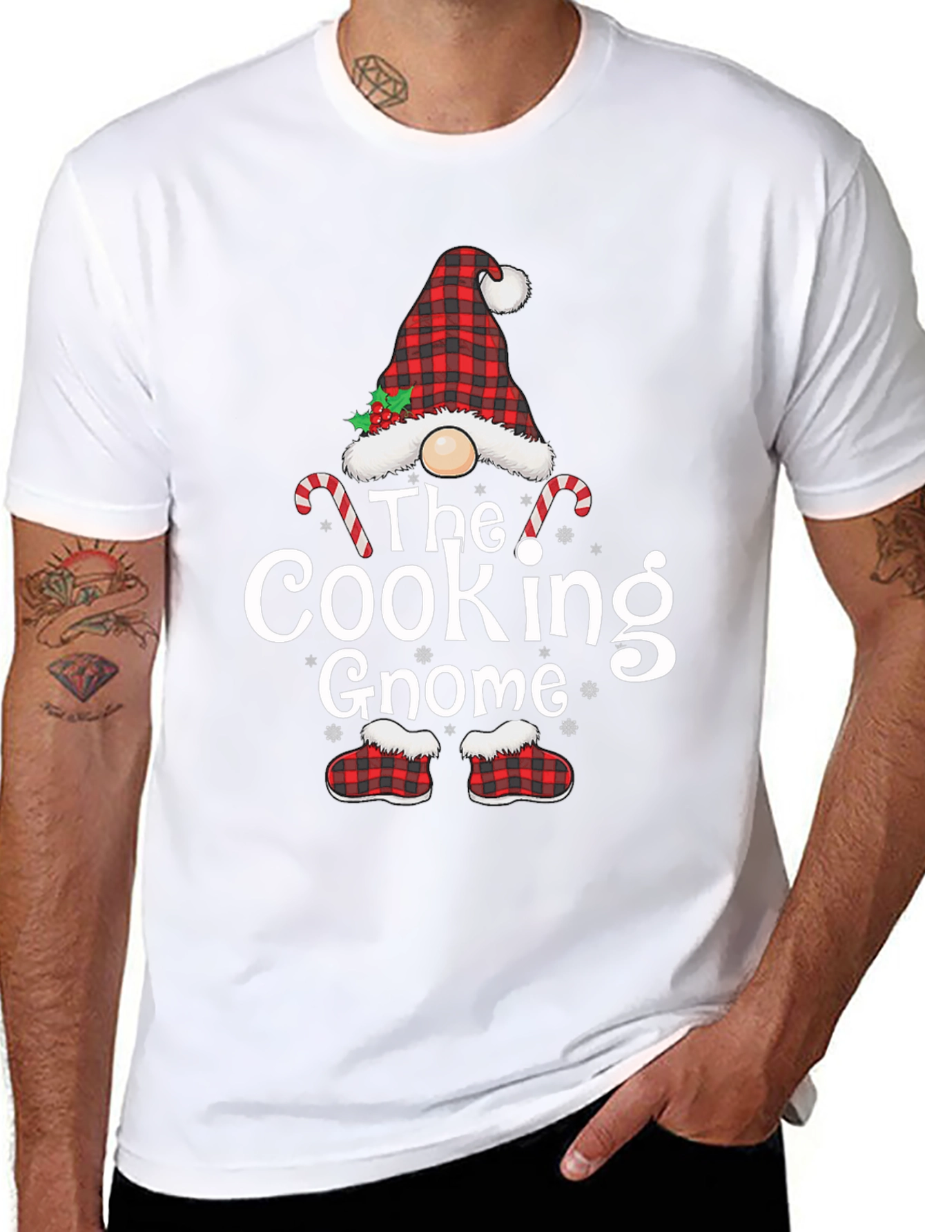Cooking Gnome Christmas T-Shirt