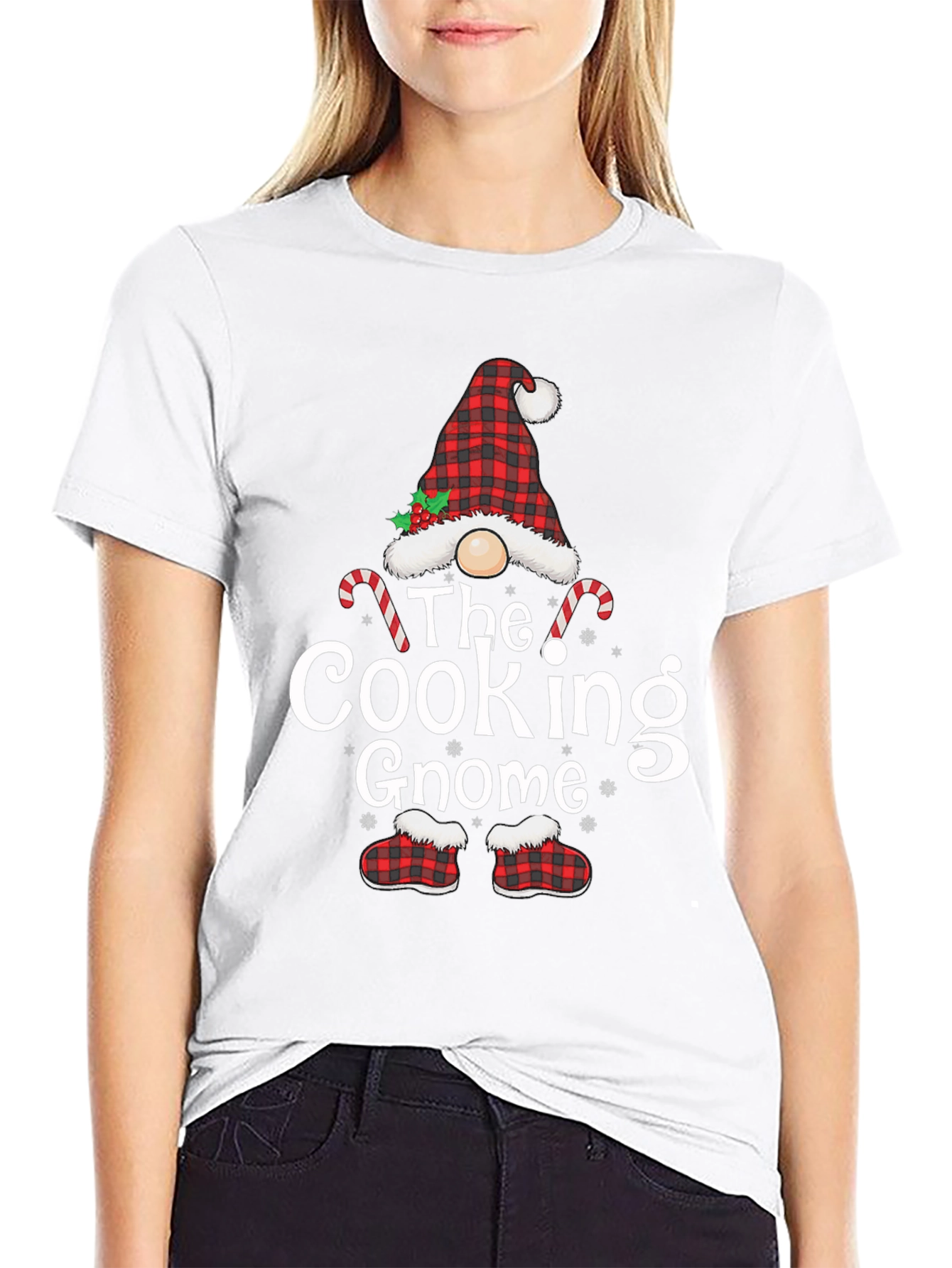 Cooking Gnome Christmas T-Shirt