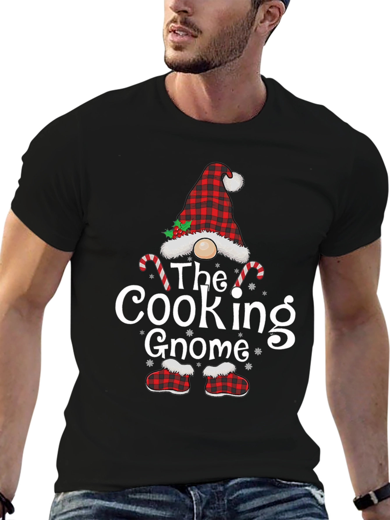 Cooking Gnome Christmas T-Shirt