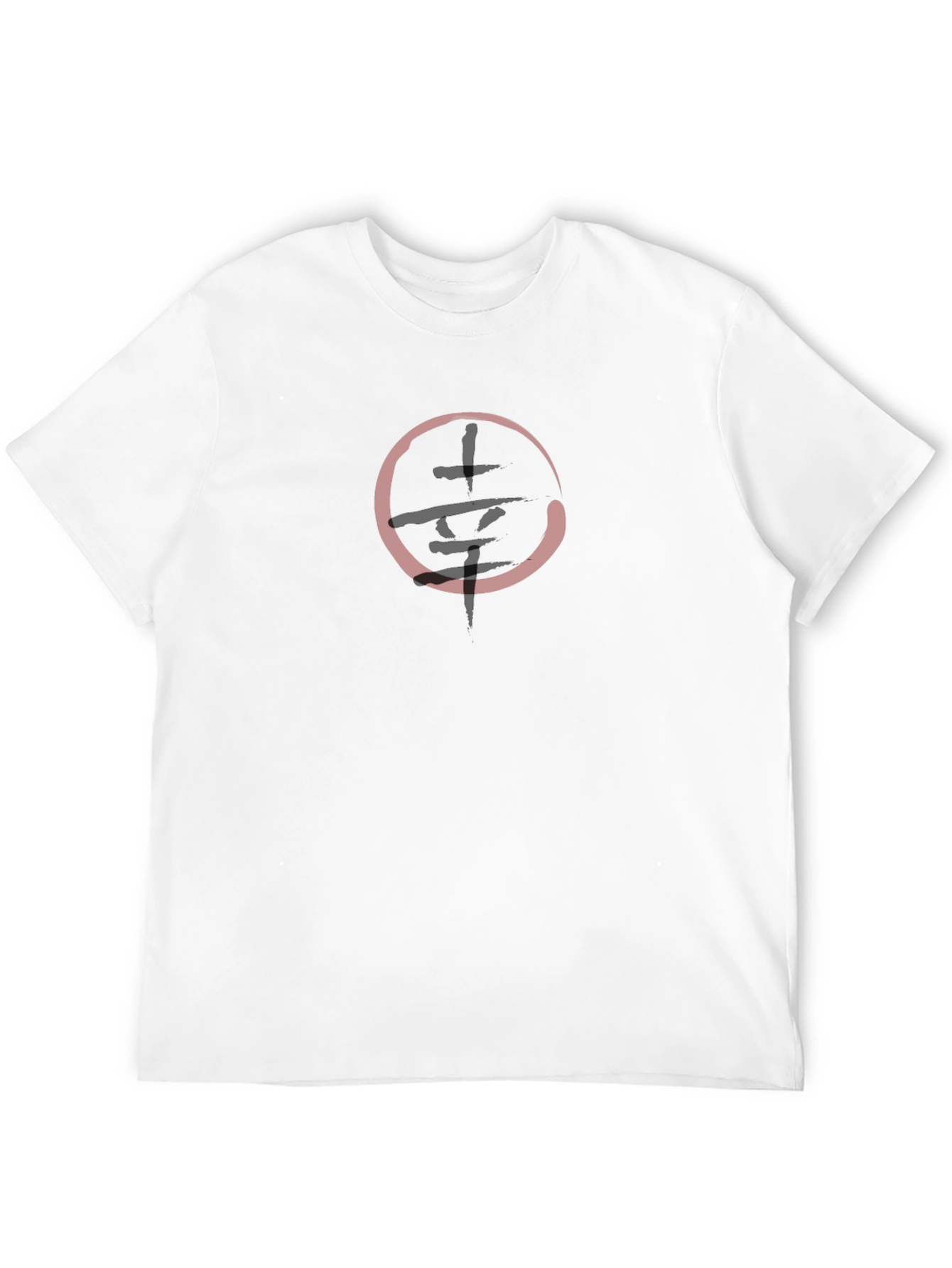 Mens Black T-Shirt with Japanese Symbol