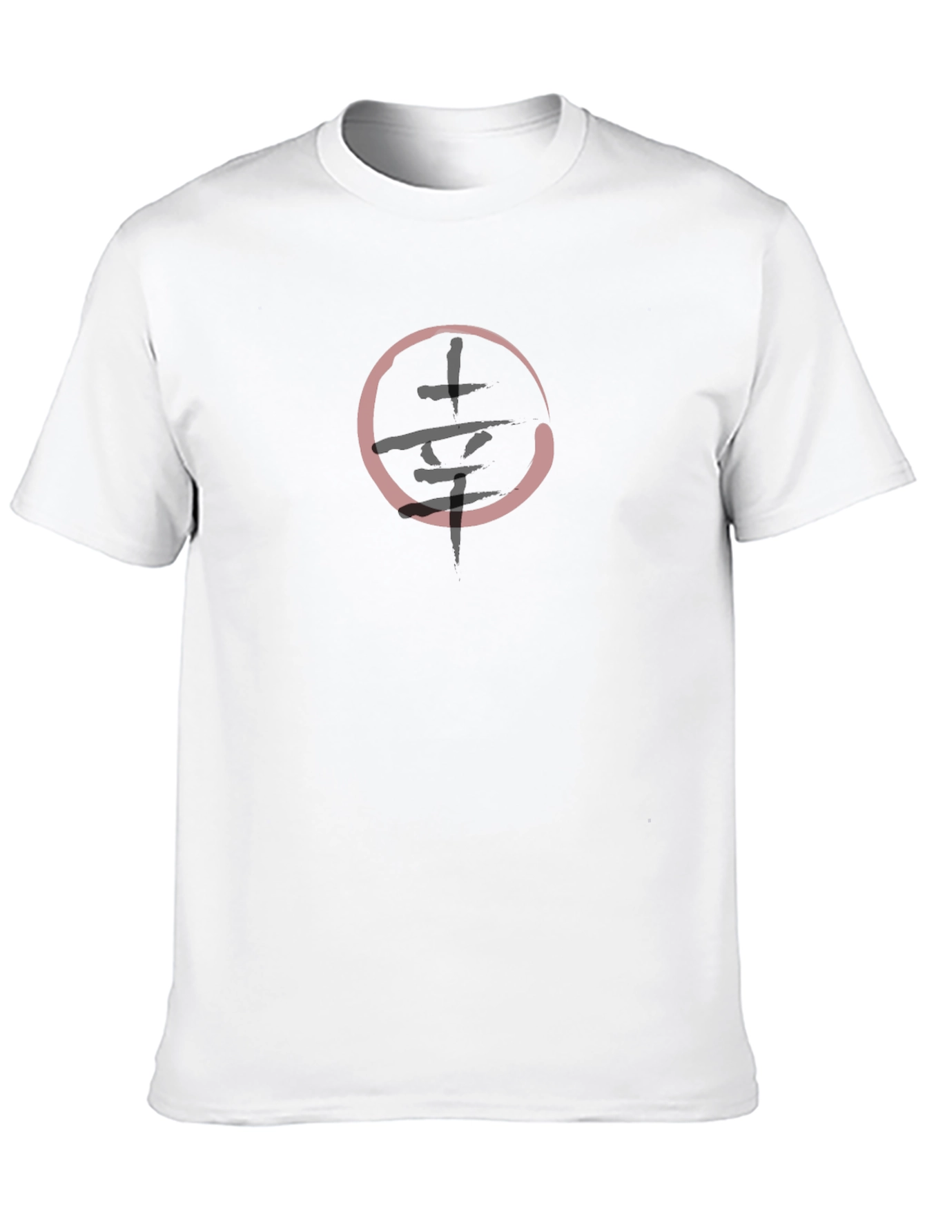 Mens Black T-Shirt with Japanese Symbol