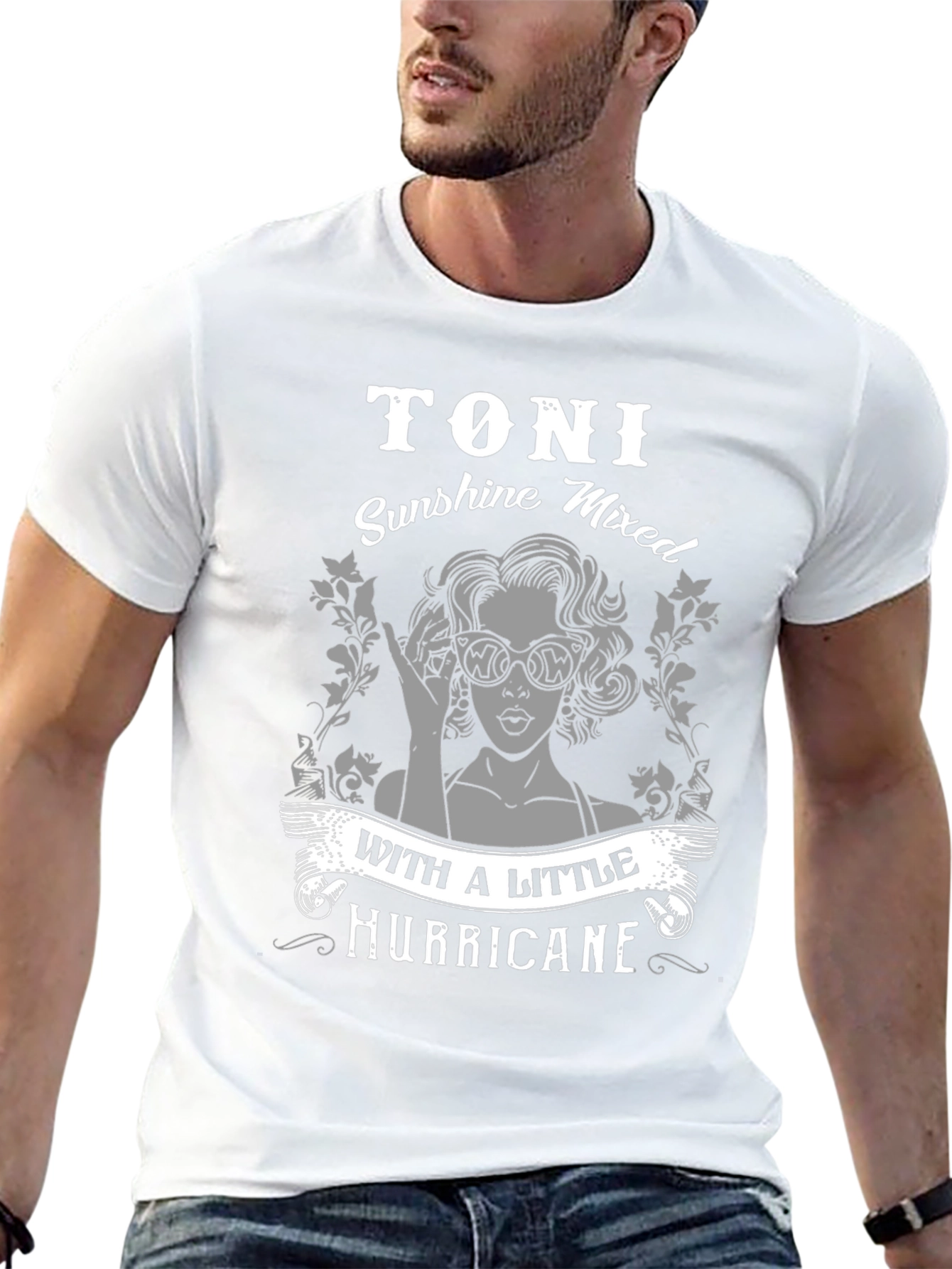 Toni Sunshine & Hurricane T-Shirt - Unisex Black Tee