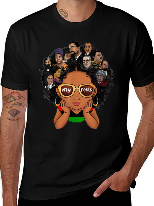 Black Pride My Roots T-Shirt