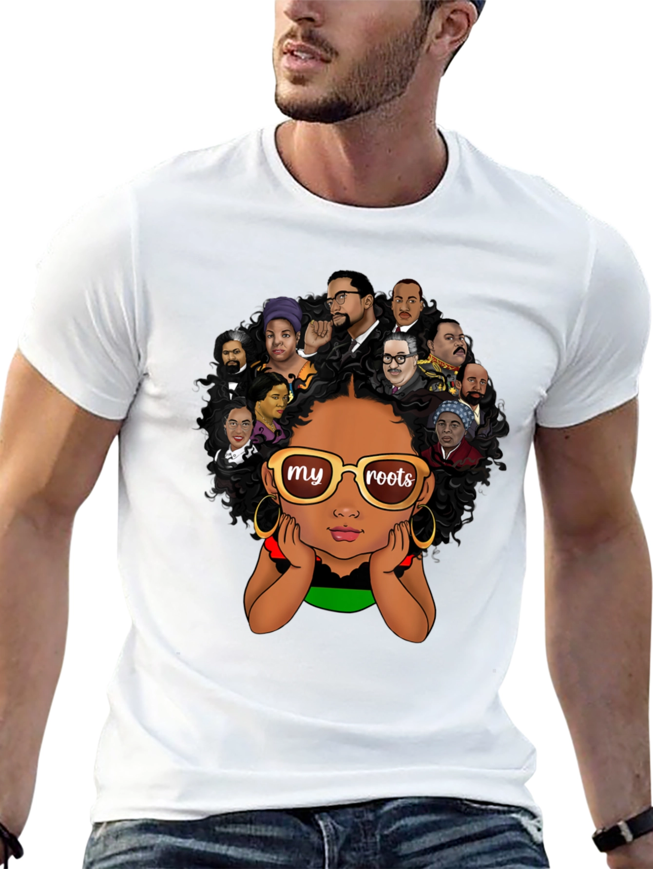 Black Pride My Roots T-Shirt