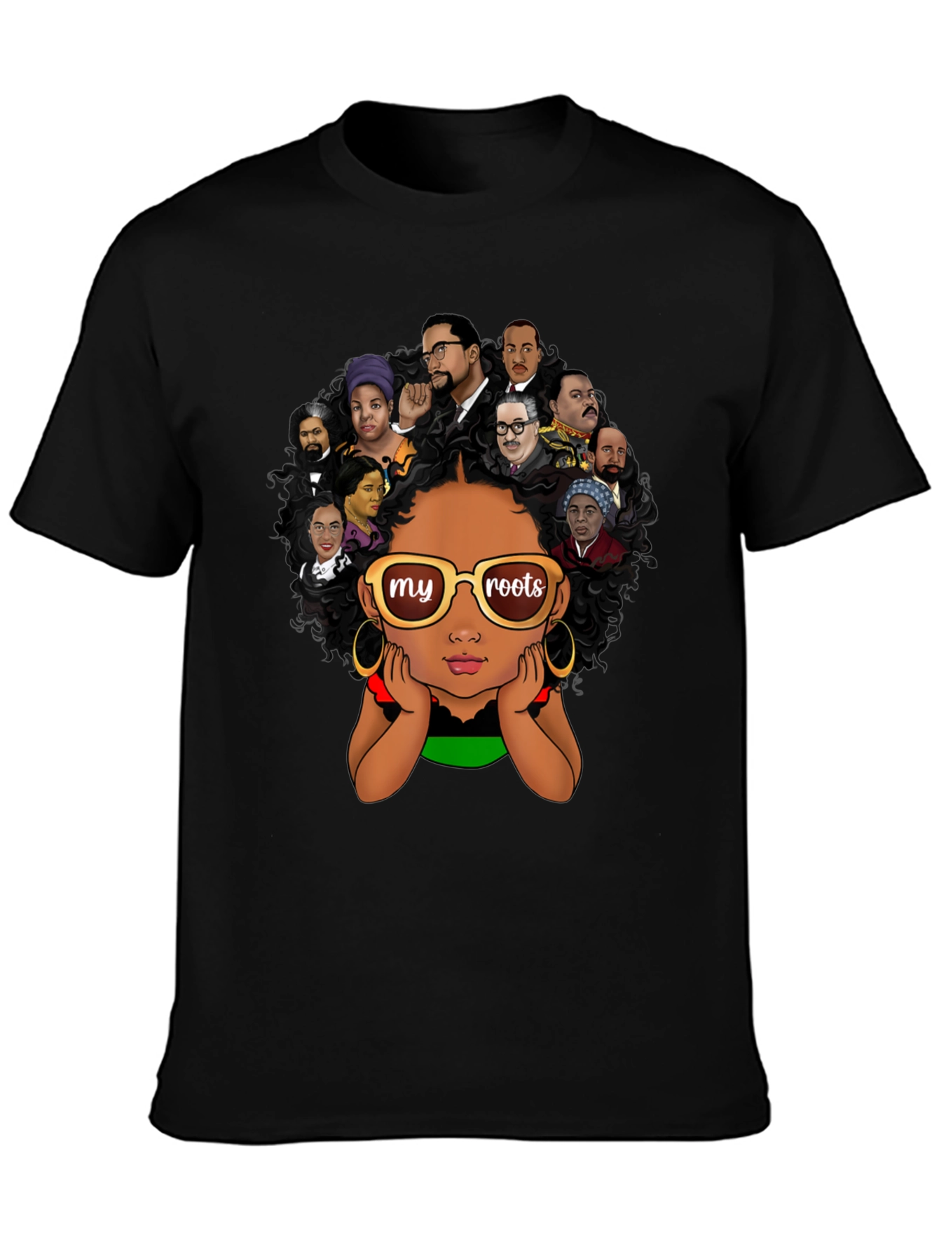 Black Pride My Roots T-Shirt