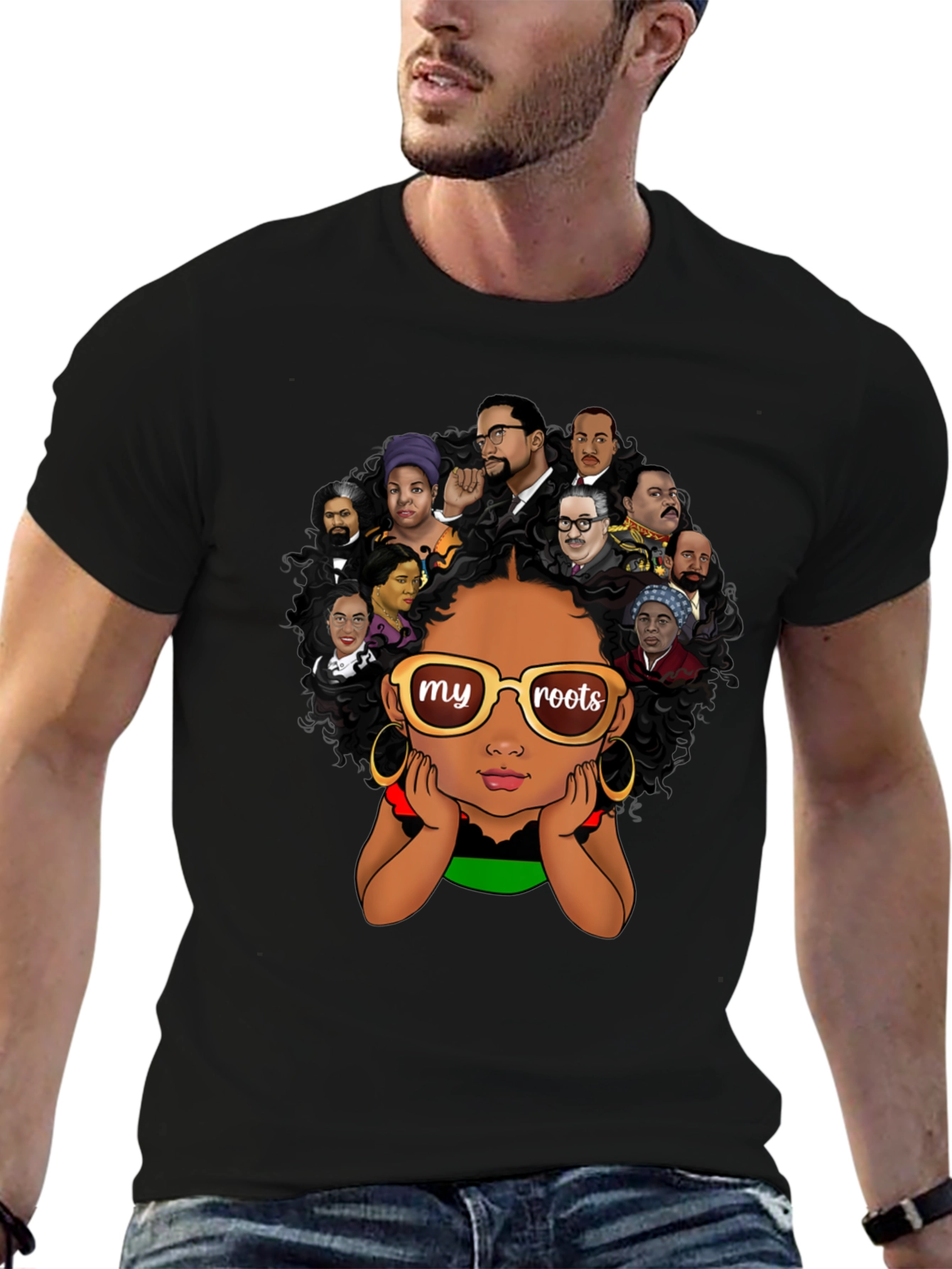 Black Pride My Roots T-Shirt