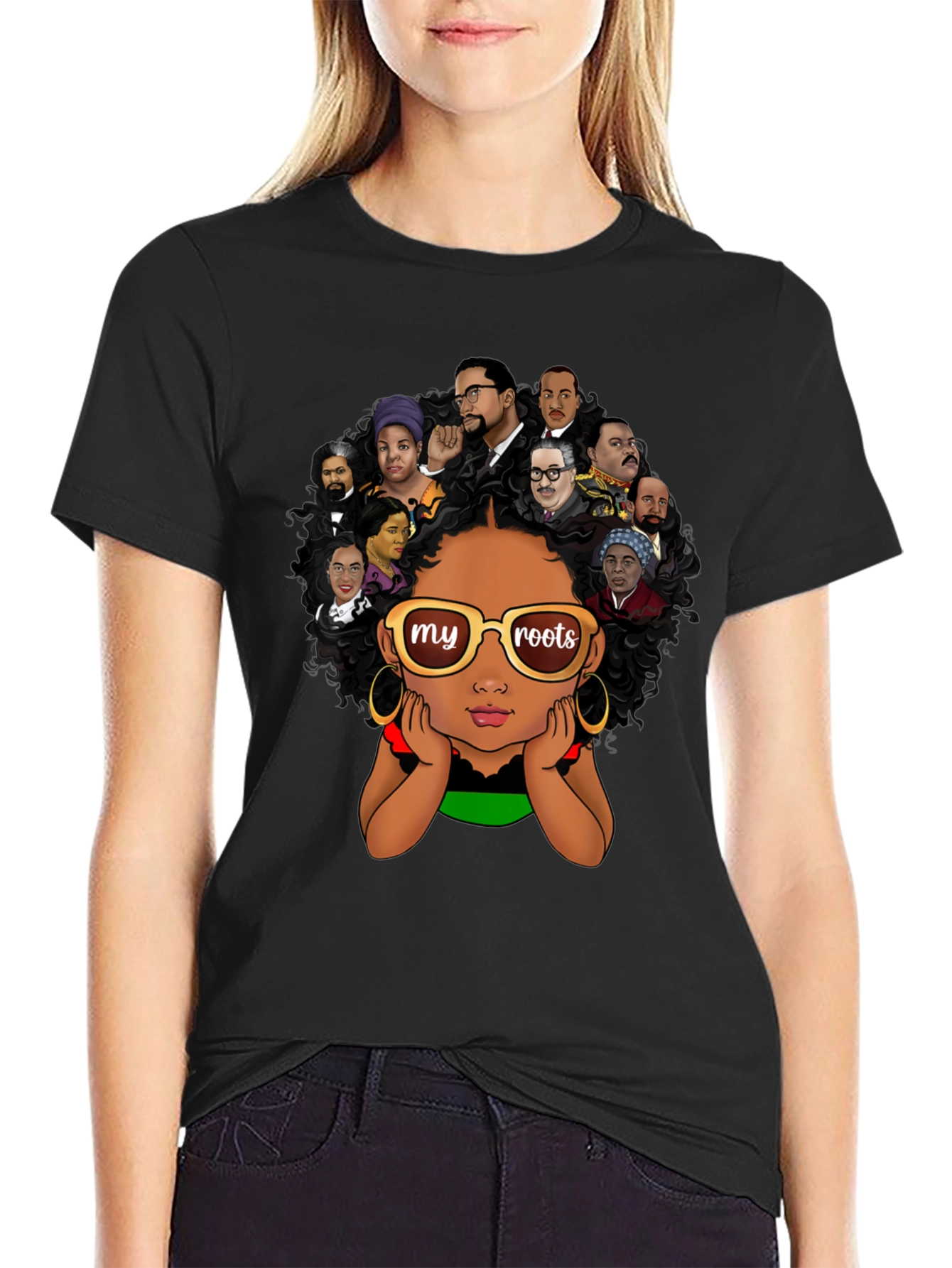 Black Pride My Roots T-Shirt