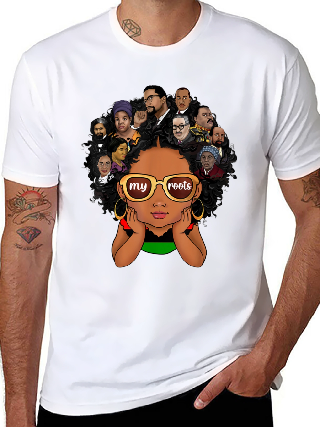 Black Pride My Roots T-Shirt