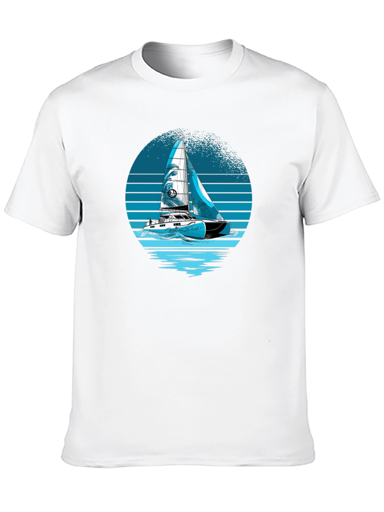 Sailing T-Shirt - Black Nautical Graphic Tee