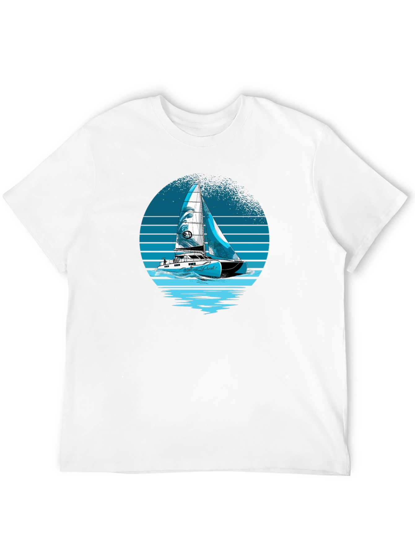 Sailing T-Shirt - Black Nautical Graphic Tee