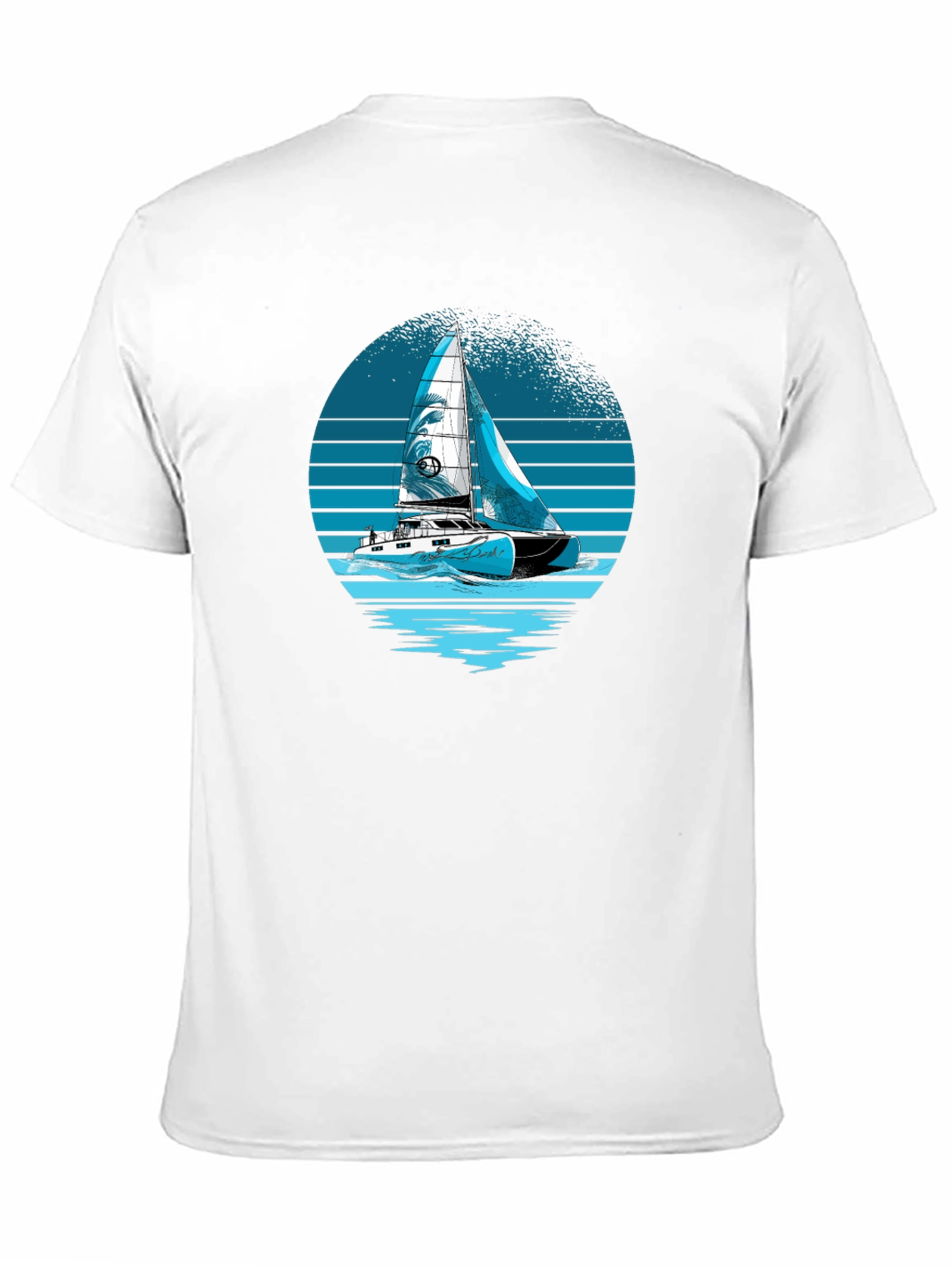 Sailing T-Shirt - Black Nautical Graphic Tee