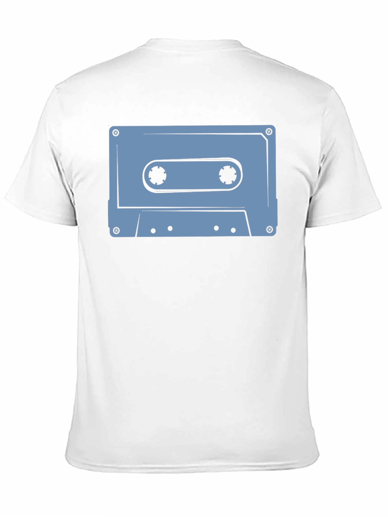Retro Cassette Tape Graphic T-Shirt - Black