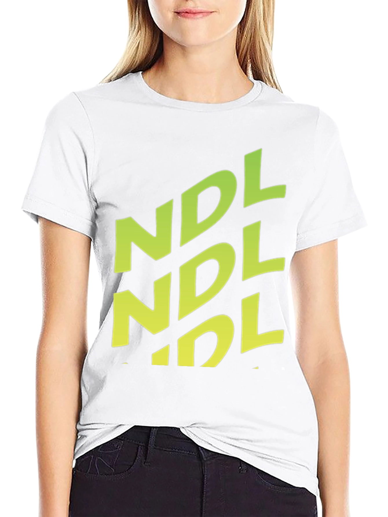 NDL Graphic Print Black T-Shirt - Casual Style