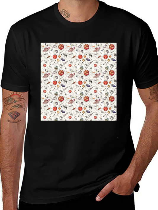 Space Pattern Graphic Tee