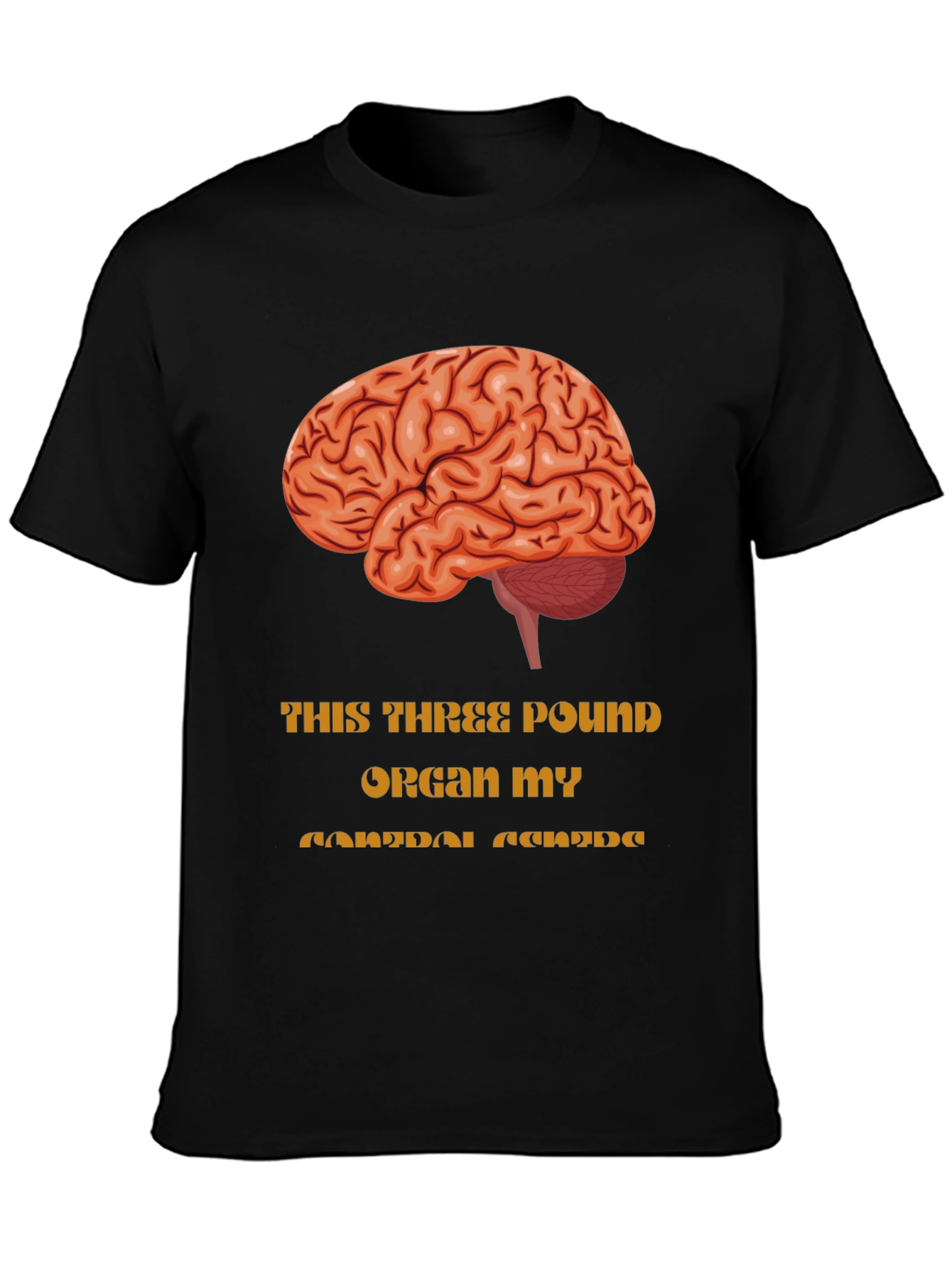 Brainpower T-Shirt:  3 Pound Organ - Apparel