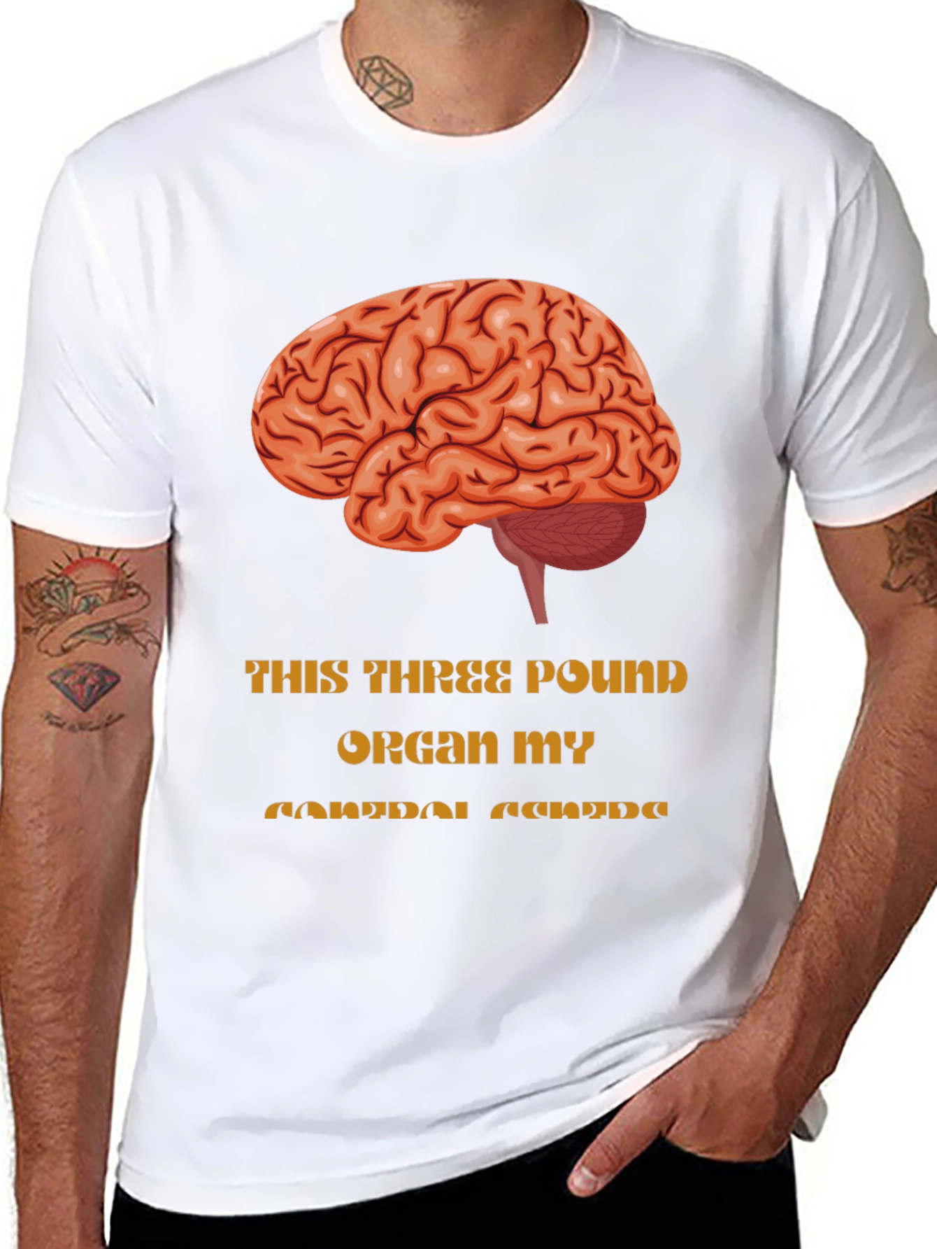 Brainpower T-Shirt:  3 Pound Organ - Apparel