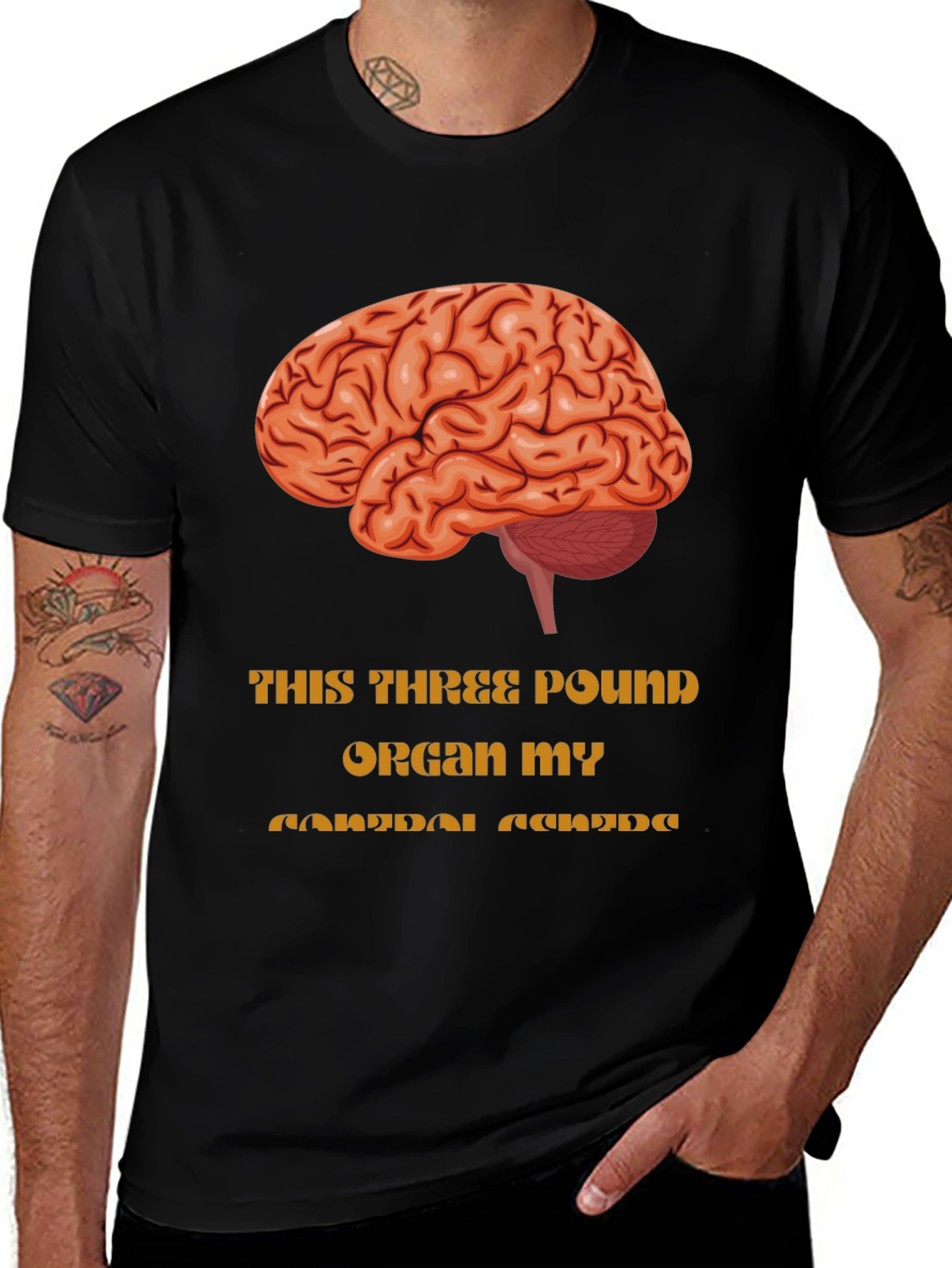 Brainpower T-Shirt:  3 Pound Organ - Apparel