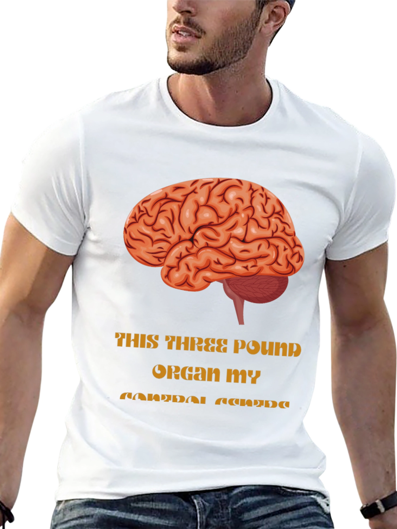Brainpower T-Shirt:  3 Pound Organ - Apparel
