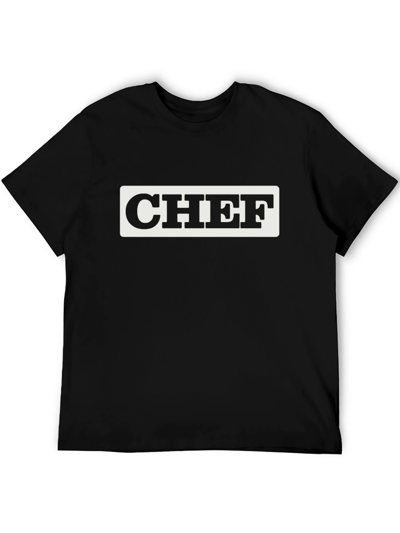 Chef T-Shirt - Bold Black Tee