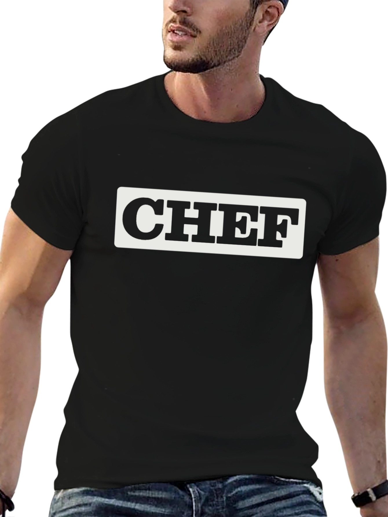 Chef T-Shirt - Bold Black Tee