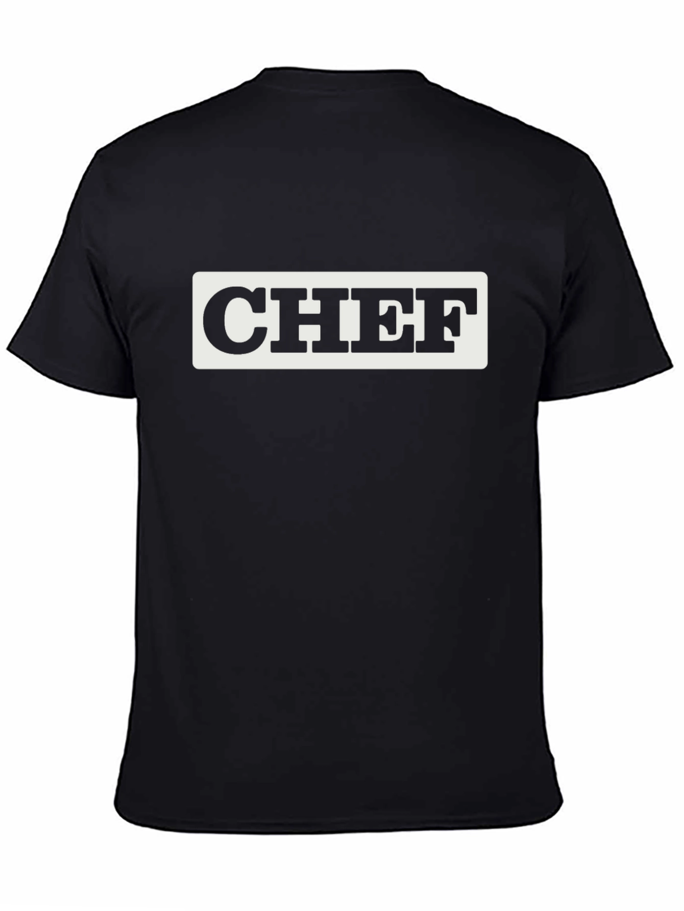 Chef T-Shirt - Bold Black Tee