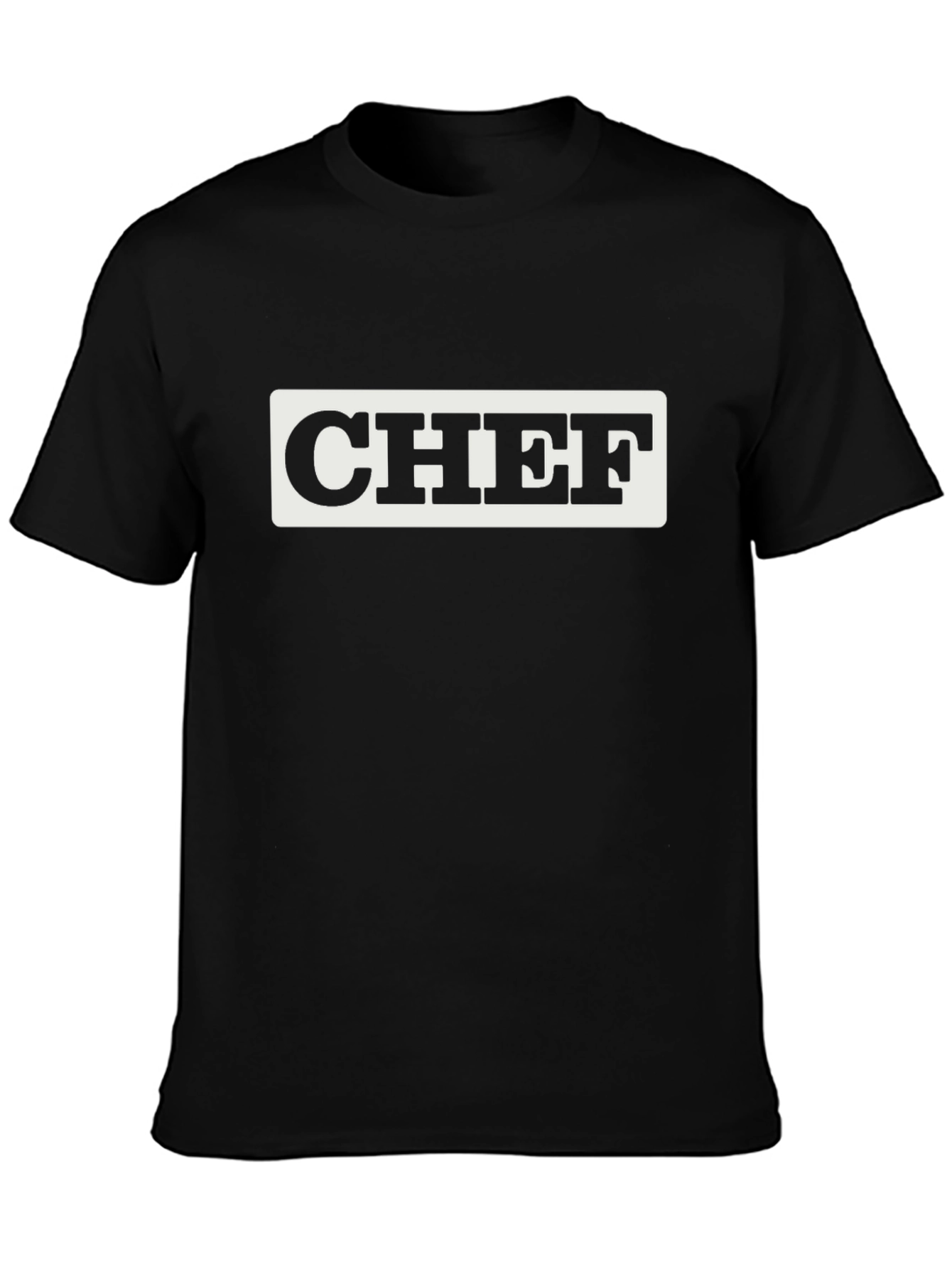 Chef T-Shirt - Bold Black Tee