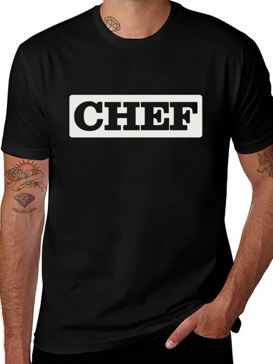 Chef T-Shirt - Bold Black Tee