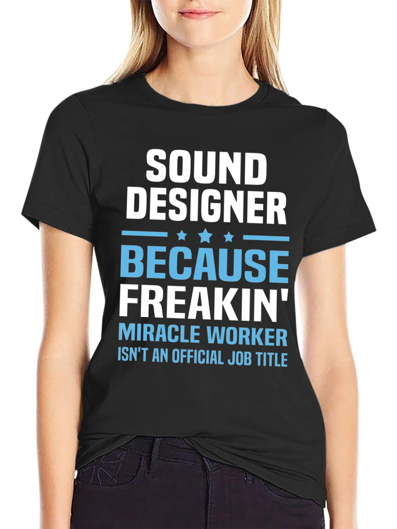 Sound Designer Funny Job Title Graphic T-Shirt