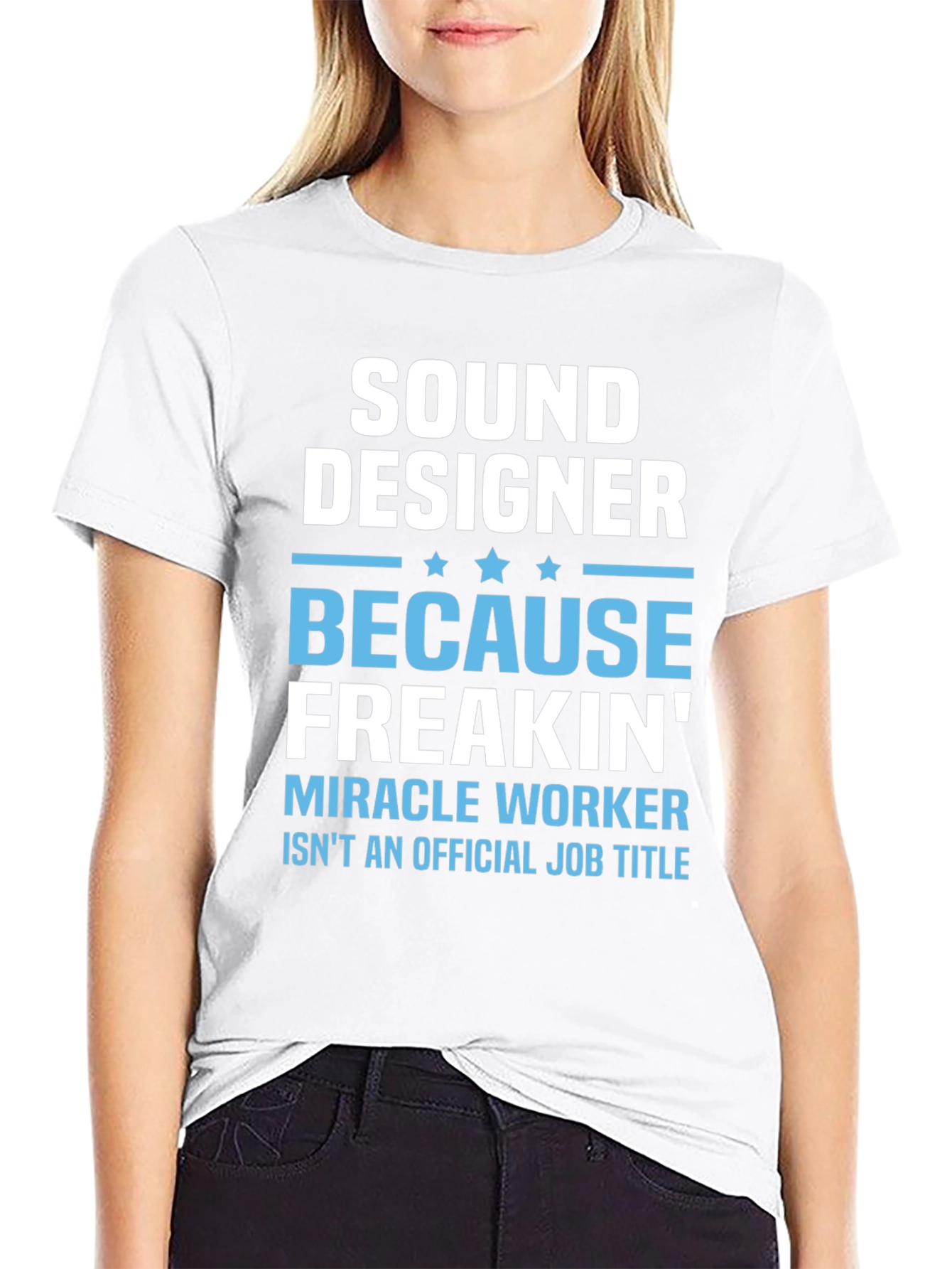 Sound Designer Funny Job Title Graphic T-Shirt