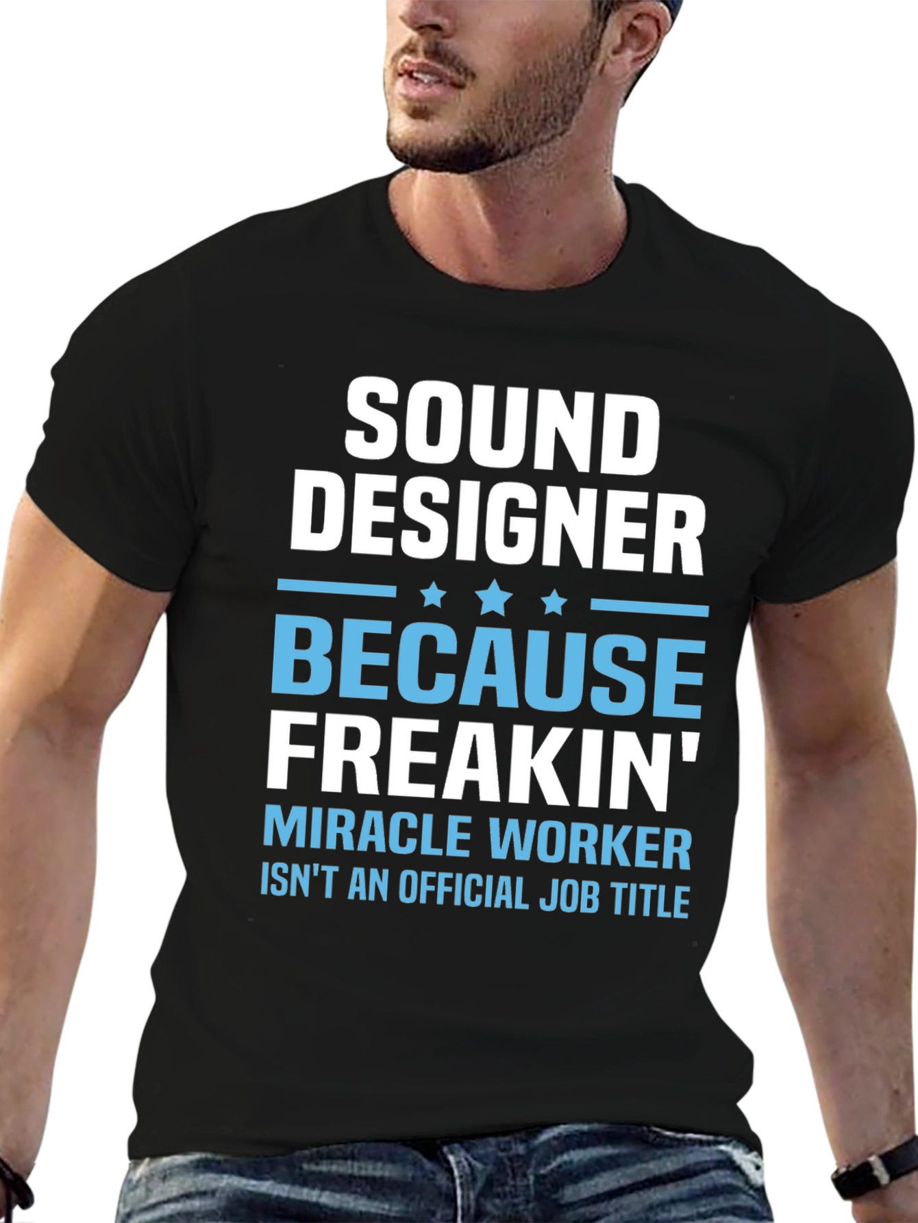 Sound Designer Funny Job Title Graphic T-Shirt