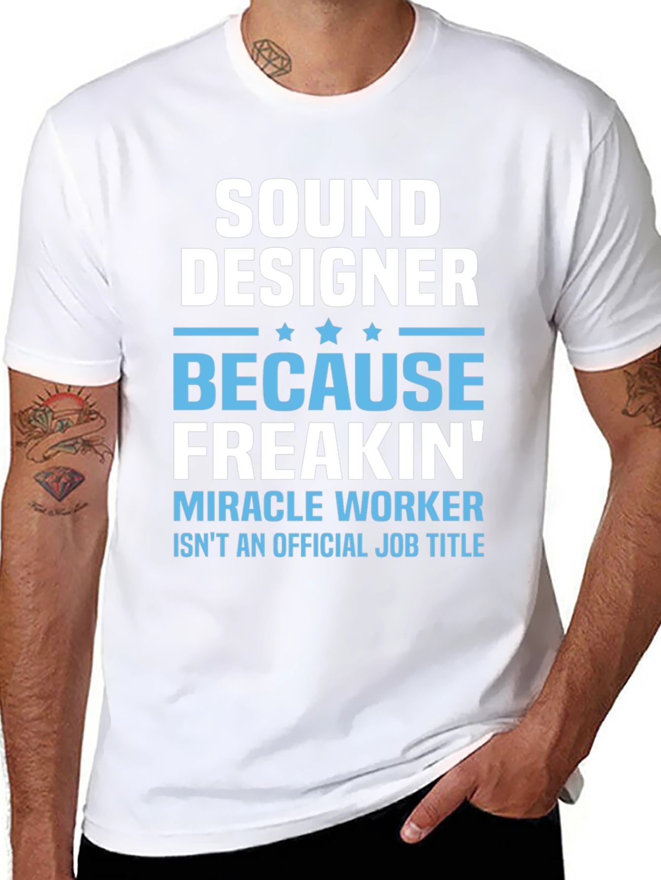 Sound Designer Funny Job Title Graphic T-Shirt