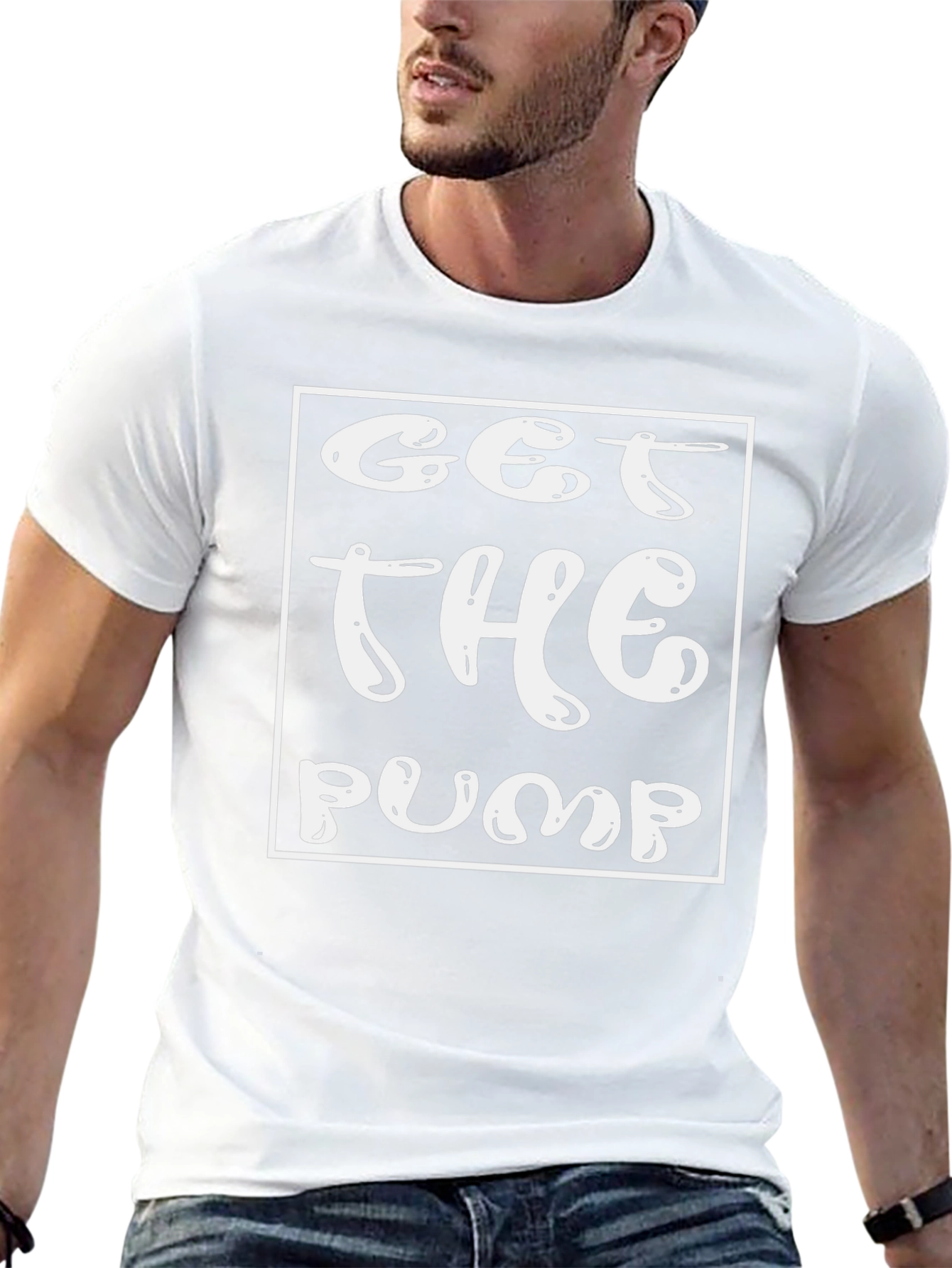 Get The Pump Black Graphic T-Shirt - Fitness Apparel