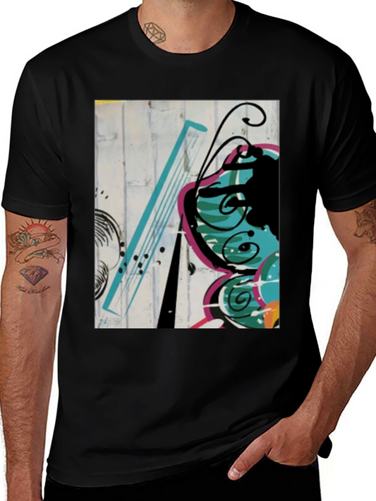 Abstract Butterfly Graphic Tee
