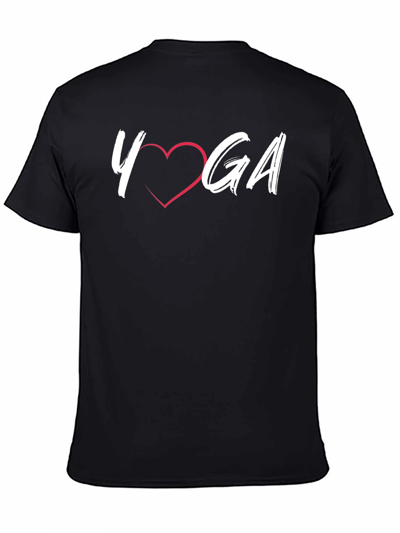 Yoga Love Graphic T-Shirt - Black