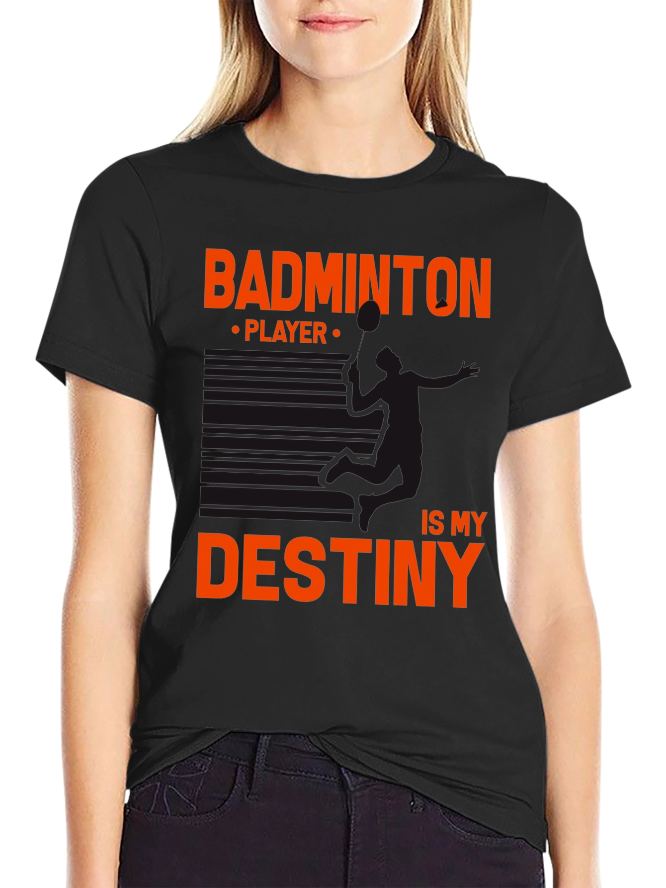 Badminton Destiny Tee - Sporty Graphic T-Shirt