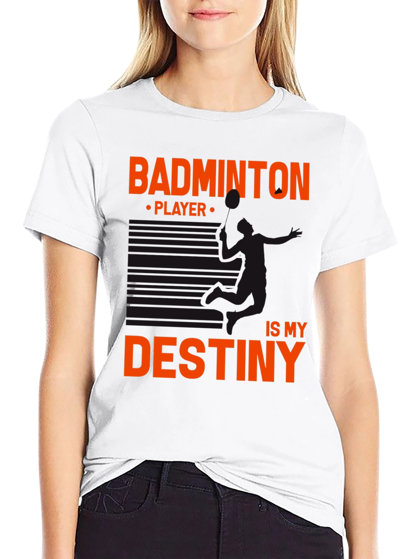Badminton Destiny Tee - Sporty Graphic T-Shirt