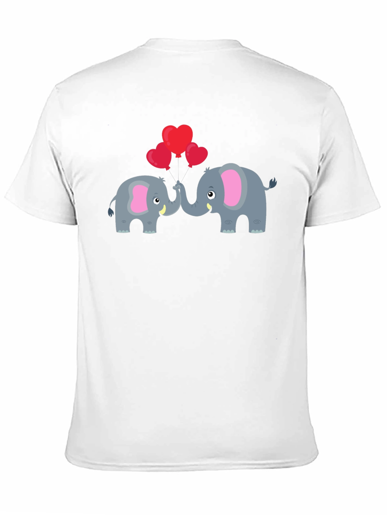 Elephant Love T-Shirt - Black