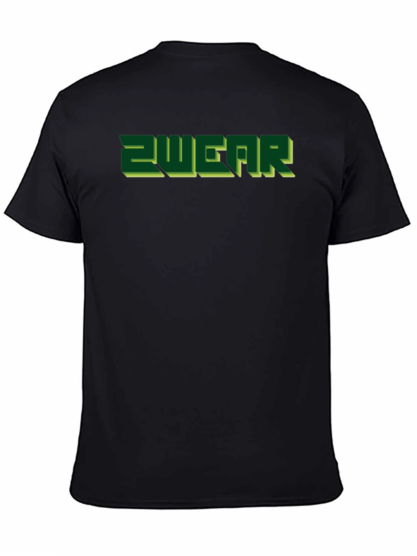 2WEAR Mens Black Graphic Tee