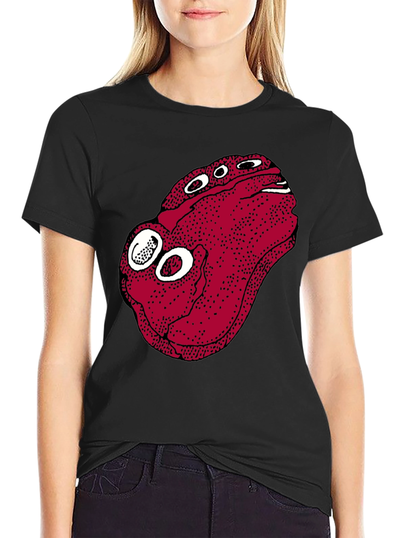Funny Eyeball Graphic Tee - Unique Design