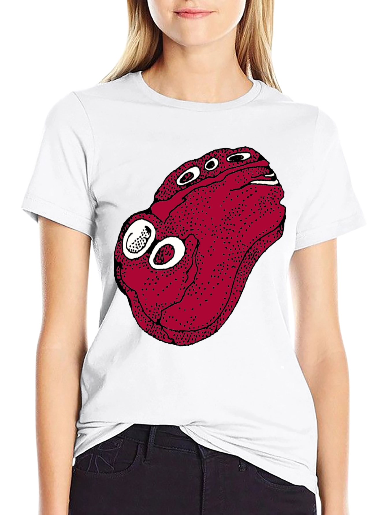 Funny Eyeball Graphic Tee - Unique Design
