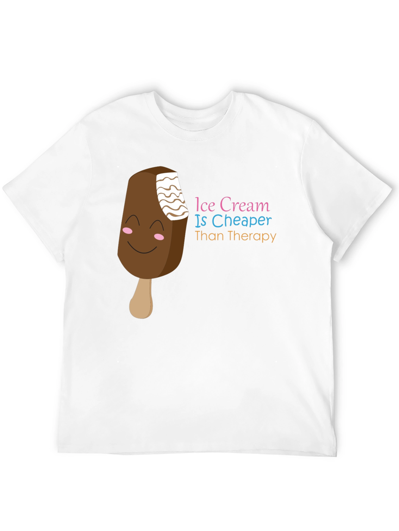 Ice Cream Therapy Humor T-Shirt