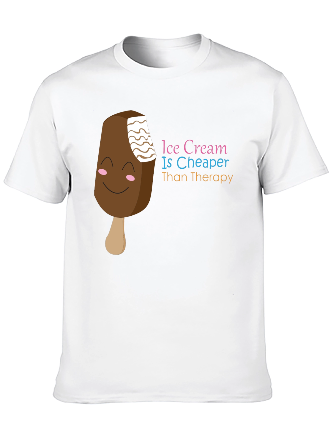 Ice Cream Therapy Humor T-Shirt