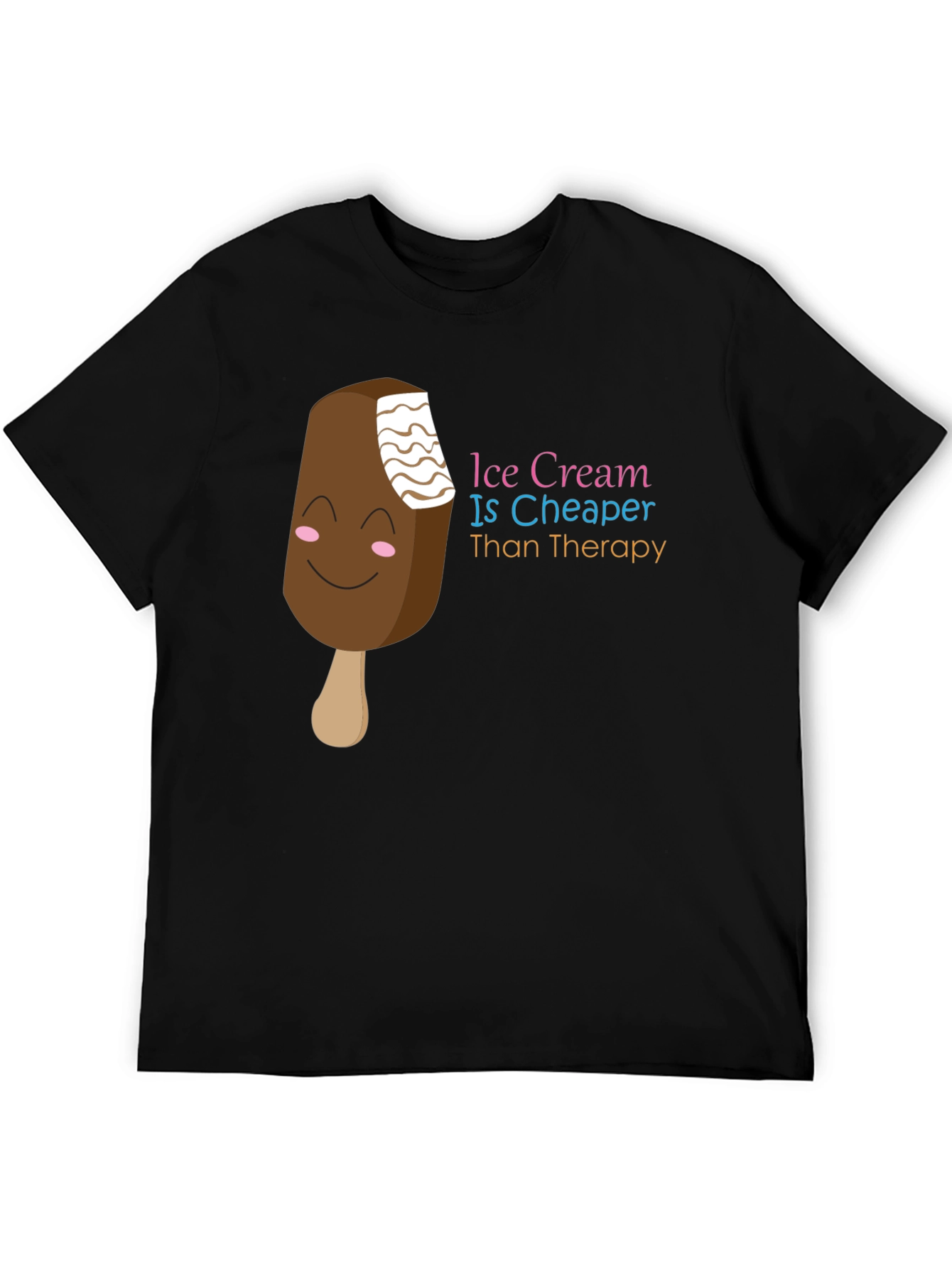 Ice Cream Therapy Humor T-Shirt